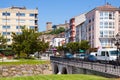 Monforte de Lemos in summer day. Galicia Royalty Free Stock Photo