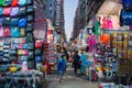 Mong Kok, Hong Kong - January 11, 2018 :Ladies market is marketplace selling clothing, accessories, souvenirs & street food