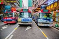 Mong Kok transportation Royalty Free Stock Photo