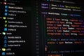 MongoDB book shcema database model in typescript programming Royalty Free Stock Photo