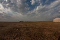 Mongolia blue sky Royalty Free Stock Photo