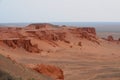 Mongolia Cliffs and Sand formations Royalty Free Stock Photo