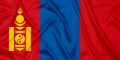 Mongolia Country Silk flag
