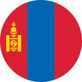 Mongolia Flag Asia illustration vector eps