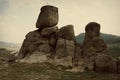 Mongolia Genghis Khan Park the mountains fancy stones