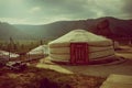 Mongolia Genghis Khan Park Yurt national dwelling