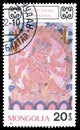 Mongolia on postage stamps