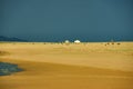 Mongolia. Sands Mongol Els Royalty Free Stock Photo