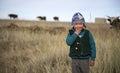 Mongoliad nomad girl playing outside