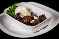 Mongolian meat Royalty Free Stock Photo