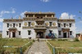 Mongolian people explore Erdene Zuu monastery in Kharkhorin, Mongolia.