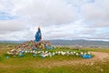 Mongolian shamanistic cairn