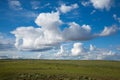 Mongolian steppe, Gobi desert landscape, Mongolia Royalty Free Stock Photo