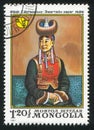 Mongolian Woman Royalty Free Stock Photo