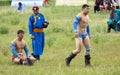 Mongolian Wrestling Match