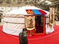 Mongolian Yurt at the Festival of the Orient in Rome Italy