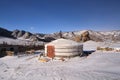 Mongolian yurt Royalty Free Stock Photo