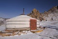 Mongolian yurt Royalty Free Stock Photo