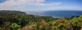 Panorama on beautiful bay near moni, Nusa Tenggara, flores island, Indonesia