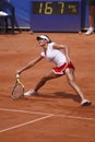 Monica Niculescu in WTA Prague open Royalty Free Stock Photo