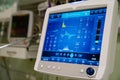 Monitor apparatus artificial lung ventilation