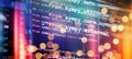 Monitor closeup of function source code. Abstract IT technology background. Software source code. Royalty Free Stock Photo