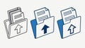 Monitor with Data Chart, Digital Analytics Report, vector design Generative AI Royalty Free Stock Photo
