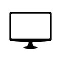 Monitor desktop computer icon Royalty Free Stock Photo