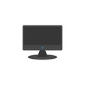 Monitor icon flat style cartoon vector illustration Royalty Free Stock Photo