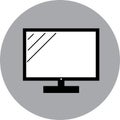 Monitor illustration Logo or Icon