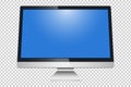 Monitor, imac, LCD isolated on a white background - vector stock