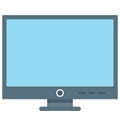 Monitor Isolated Vector icon that can be easily edit or modified Royalty Free Stock Photo