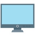 Monitor Isolated Vector icon that can be easily edit or modified Royalty Free Stock Photo