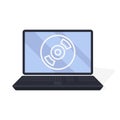 Monitor laptop icon. Business concept vector illustration