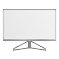 Monitor mockup. Desctop pc screen blank. Display Royalty Free Stock Photo