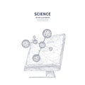 Isolated Monitor with molecule model