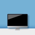 Monitor screen mockup Royalty Free Stock Photo