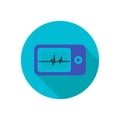 Daily monitoring of ECG. Holter for daily use. The device monitors the bleeding of the heart. And can prevent a heart attack.