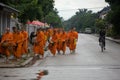 Monk Alms Giving Procession