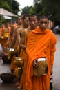 Monk Alms Giving Procession