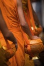 Monk Alms Giving Procession