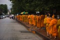 Monk Alms Giving Procession