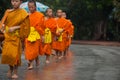 Monk Alms Giving Procession