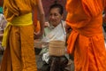 Monk Alms Giving Procession