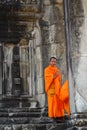 Monk in Angkor Wat