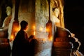 Monk in Bagan, Myanmar Royalty Free Stock Photo