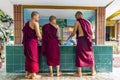 The monks in biggest Buddhism monarchy in Mandalay, Myanmar