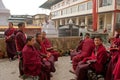 Monk at Do Drul Chorten Stupa