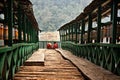 Monk doing prayer at Khechupalri Lake Royalty Free Stock Photo