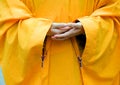 Monk hands Royalty Free Stock Photo